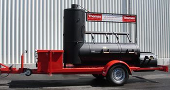EXTENDED CATERING SMOKER TRAILER