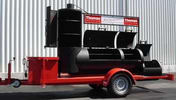 EXTENDED CATERING SMOKER TRAILER